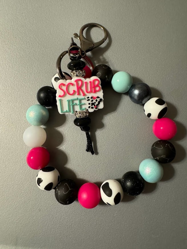 Nurse's Scrubs Keyring