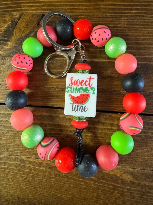 Watermelon Summer Keyring