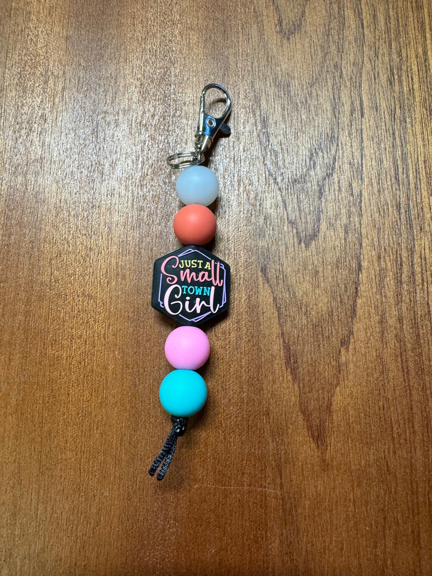 Small Town Girl Keychain