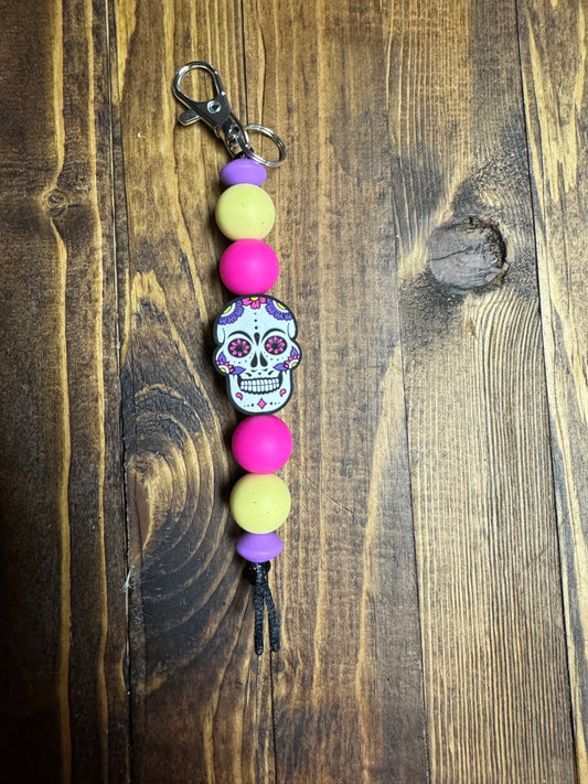 Sugar Skull Keychain