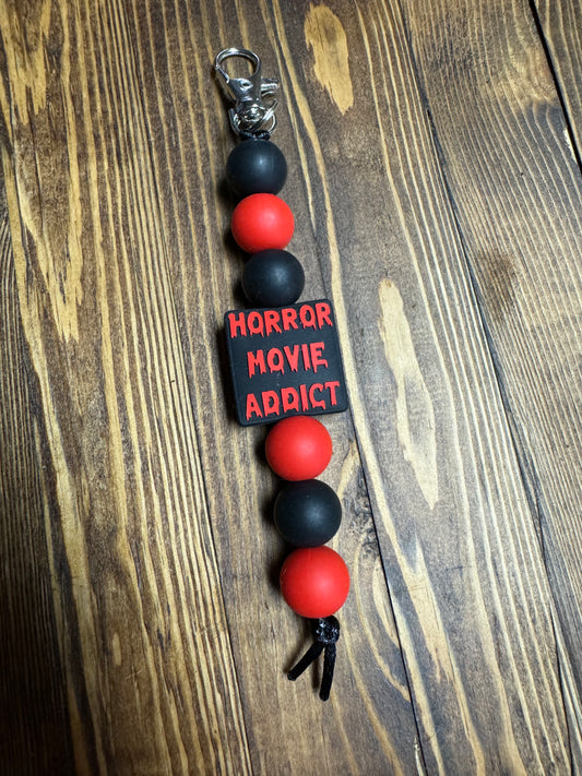 Horror Movie Addict Keychain