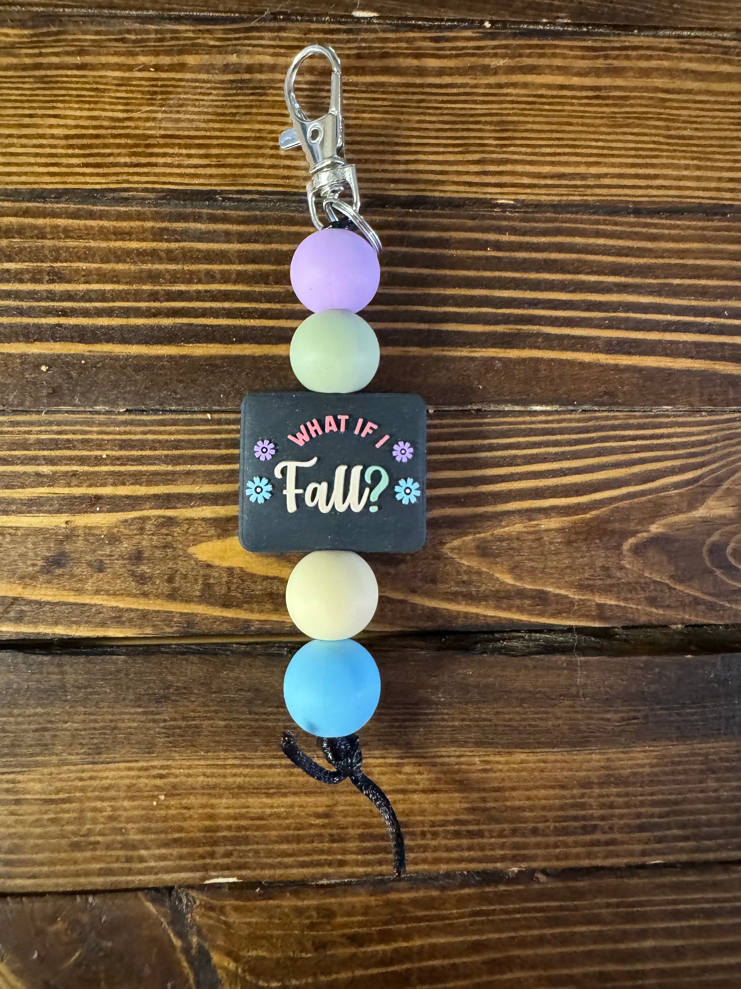 What If I Fall Keychain