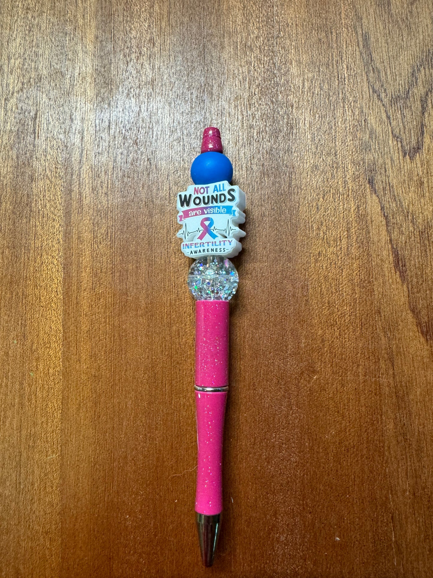 Infertility Awareness Glitter Pen