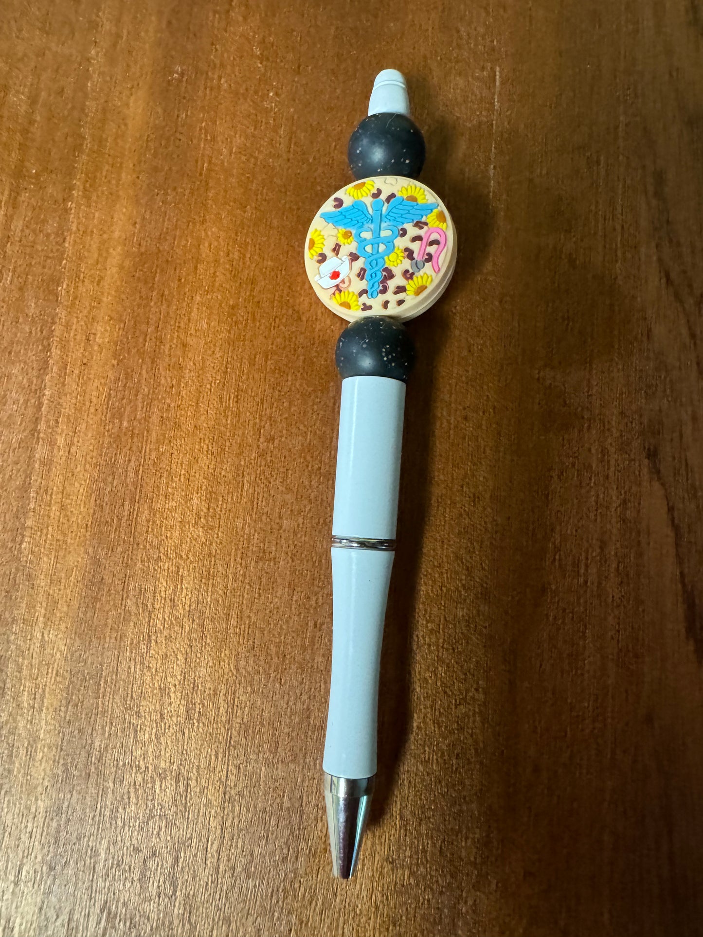 Sunflower & Cheetah Nurse Pen