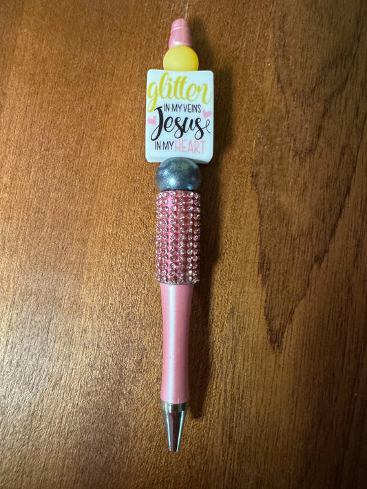 Glitter & Jesus Pen